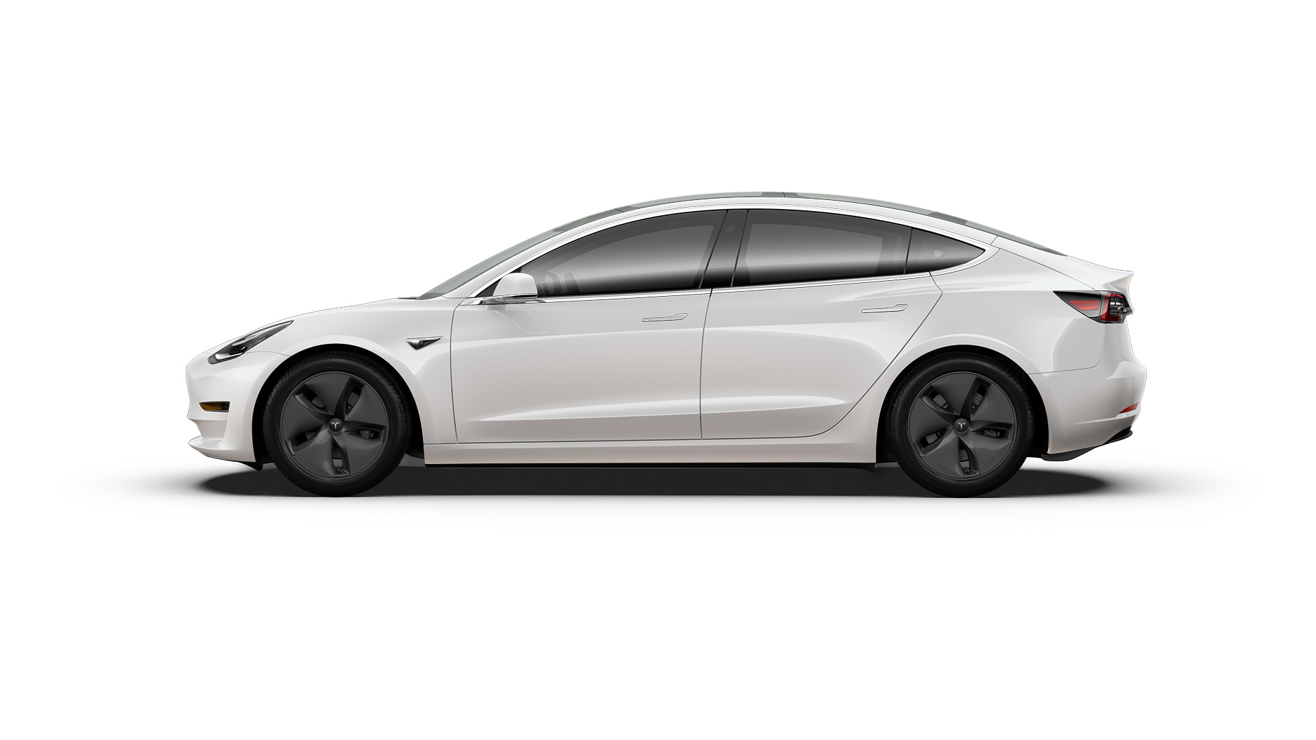 2019 Tesla Model 3 Standard Range RWD side profile