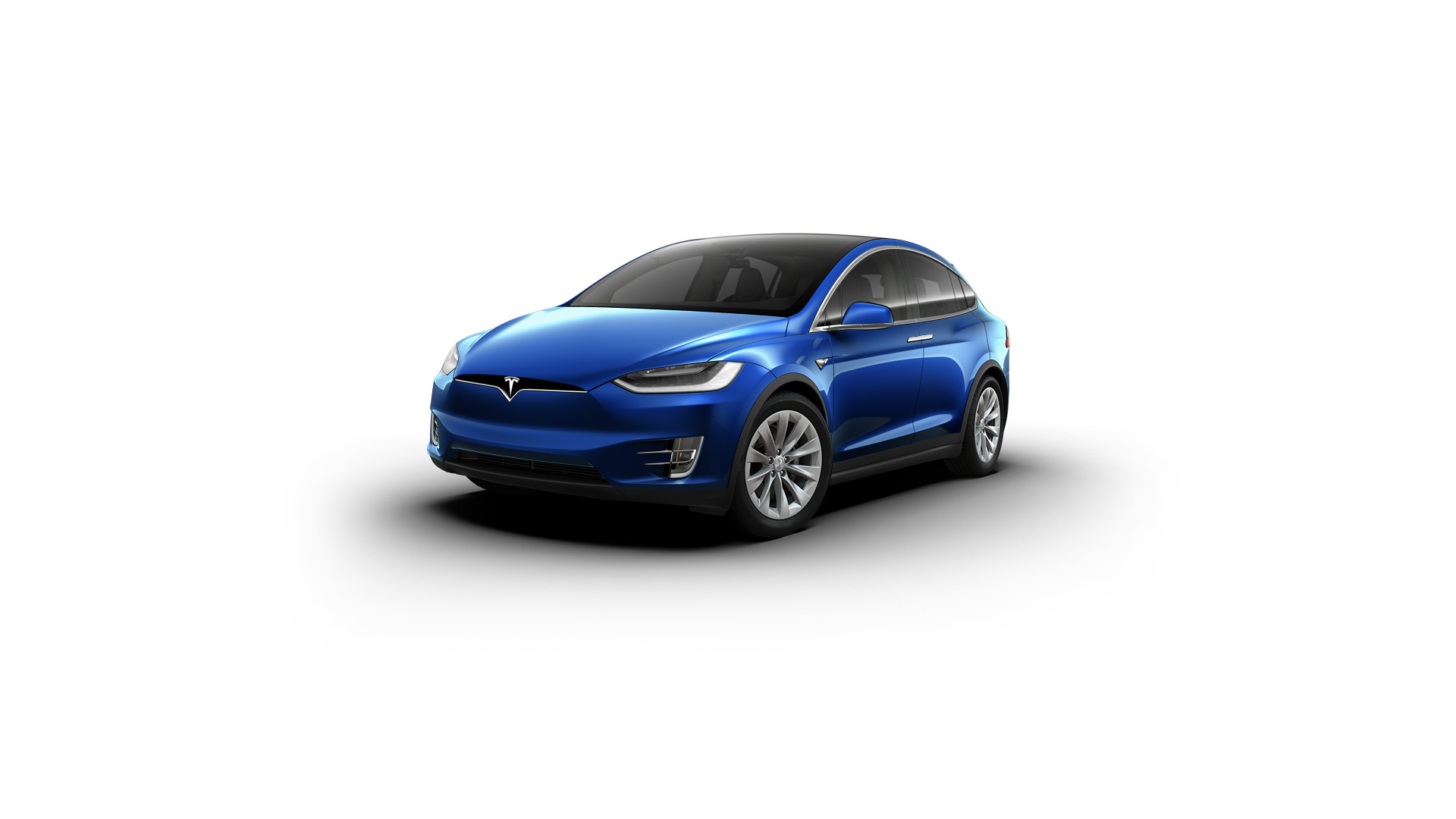 2019 Tesla Model X Performance AWD in studio shot